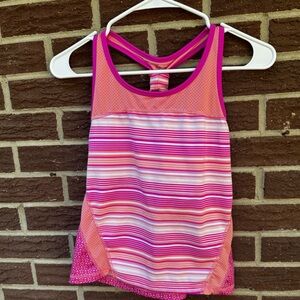 Pink Striped Tank Top